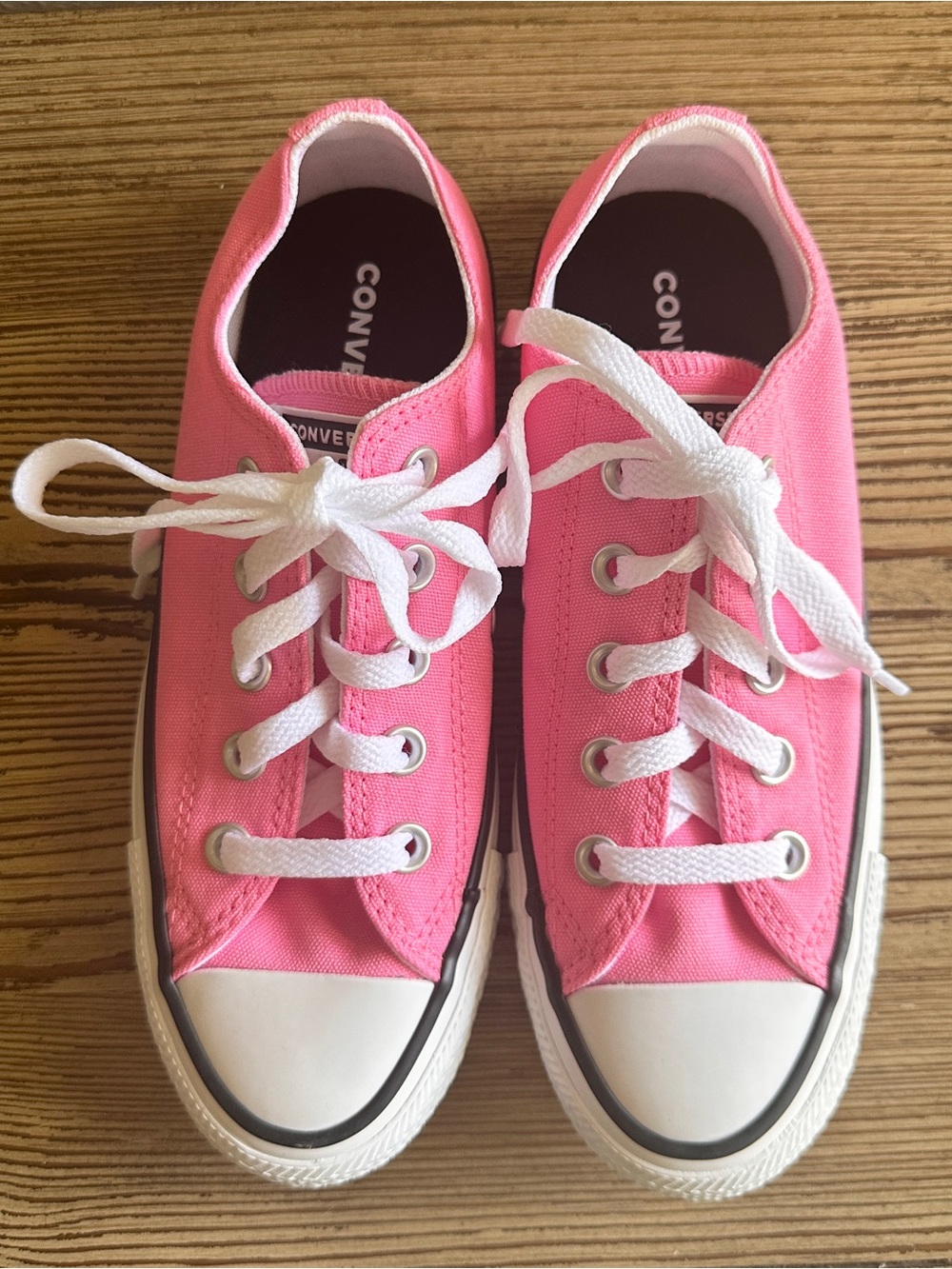 Converse Shoes Women Size 5 Chuck Taylor All Star Low Top Pink White Sneakers